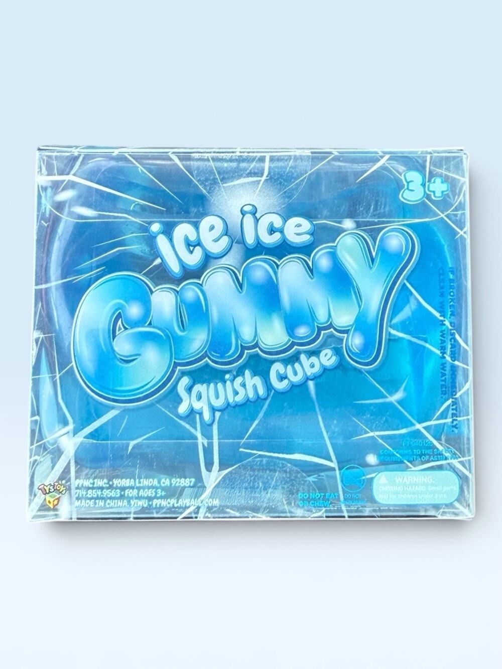 ICE ICE Gummy Squish Cube Squeezable Stress Reliever Sensory Squishy - VIRAL